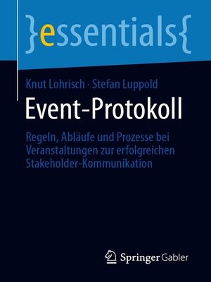 cover image of Event-Protokoll
